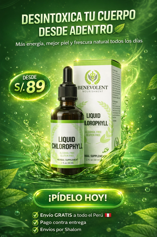 CLOROFILA LÍQUIDA - CONCENTRADO PURO 50ML